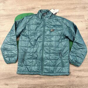 Element Wolfeboro Mens Large Green Track Puff Ultralight Water Resistant Jacket